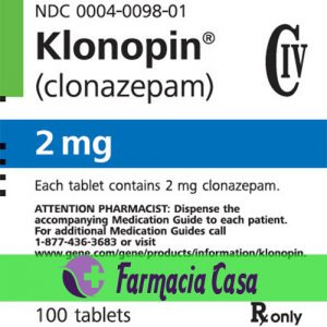 Klonopin 2mg (clonazepam) Acquista